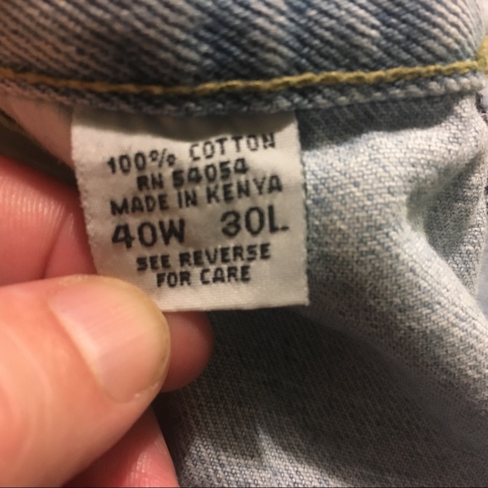 Bugle Boy Straight Leg Light Wash Jeans - Picture 7 of 8